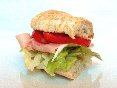Baguette jambon beurre
