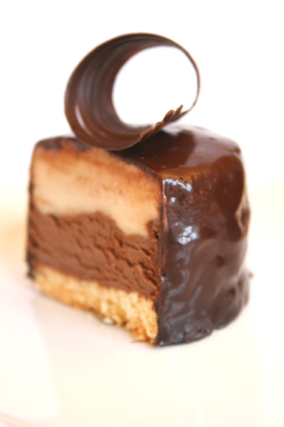 Tortino di castagne, sedano rapa e cioccolato